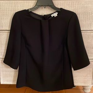 Black Reiss 3/4 sleeve crop top size EU 32 / US 0
